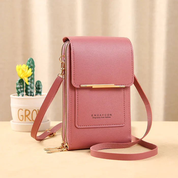 Dunkelrosa Tasche 