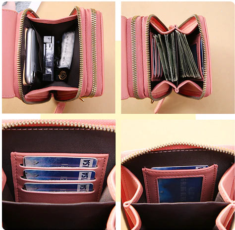 Tasche mit vielen Fächern