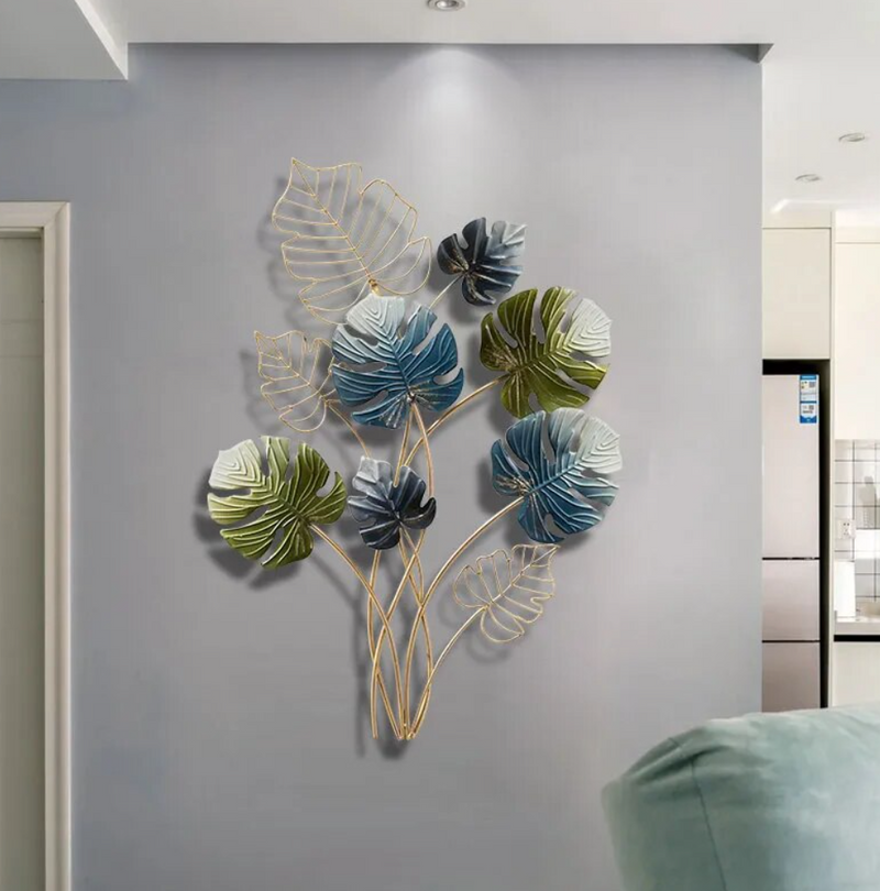 LeafWall - Metall Wandkunst Dekor